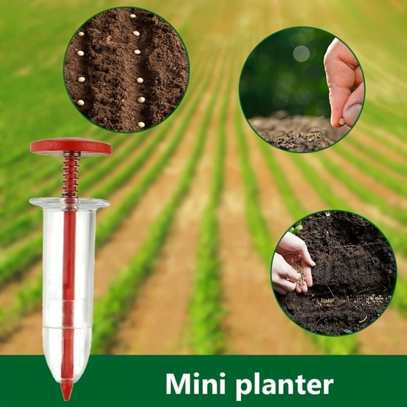 Mini Handheld Flower Grass Syringe Seeder - Perfect for Sowing Garden Seeds