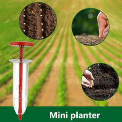 Mini Handheld Flower Grass Syringe Seeder - Perfect for Sowing Garden Seeds