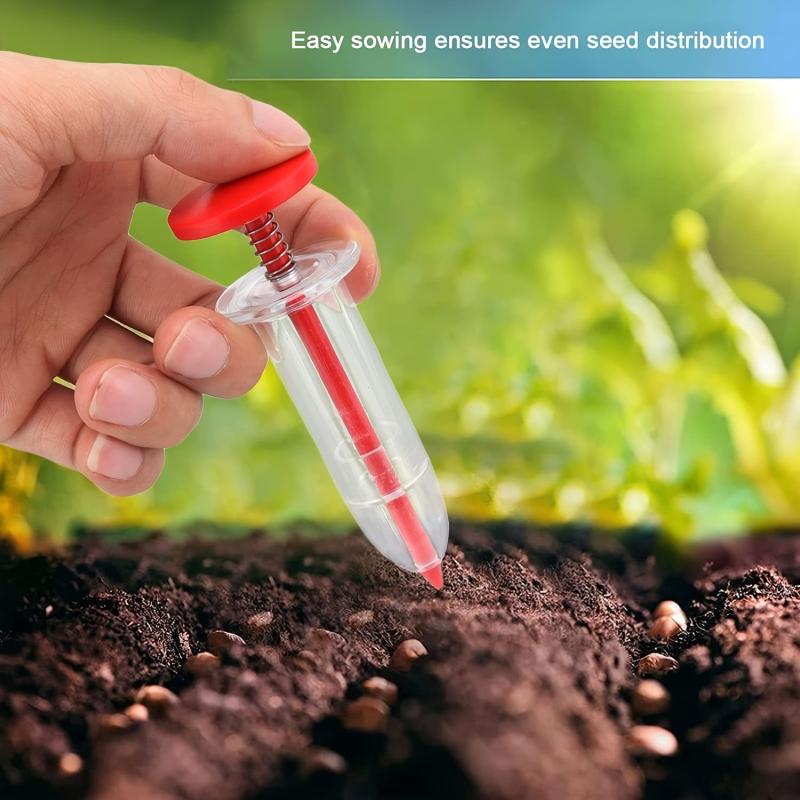 Mini Handheld Flower Grass Syringe Seeder - Perfect for Sowing Garden Seeds