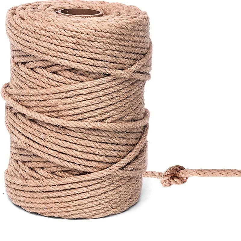 20M Yellow Hemp Rope Natural Decorative Brown Heavy Packaging Material