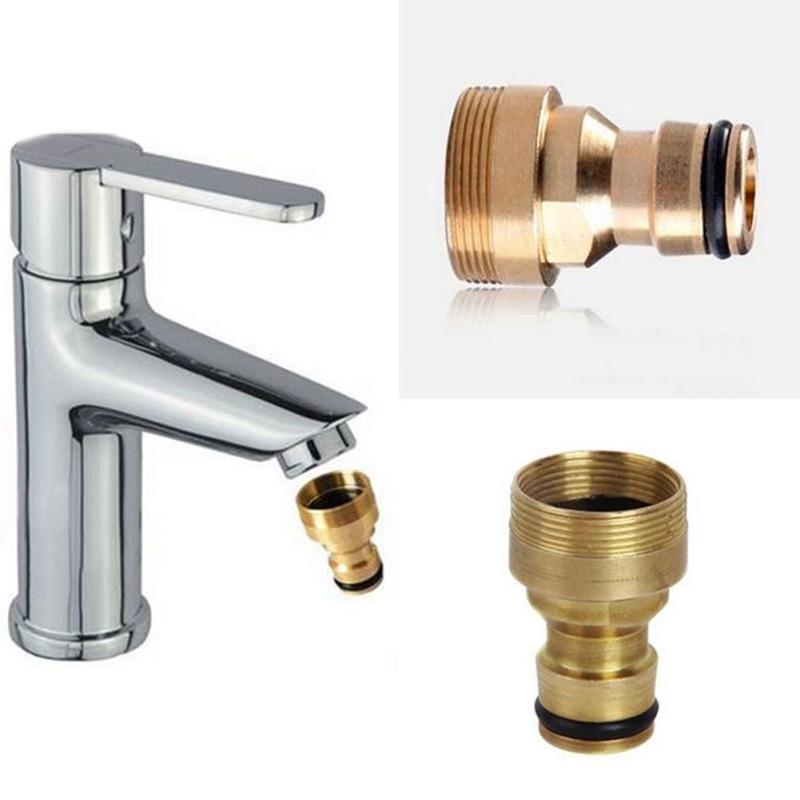 Brass Quick Connect Garden Hose Tap Adaptor for Easy Water Pipe Connection