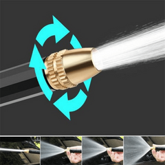 High Pressure Water Gun for Car & Home Cleaning - No Adaptor Needed