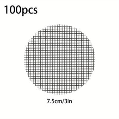 100pcs Flower Pot Hole Mesh Pad Round Drainage Hole Screens