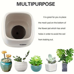 100pcs Flower Pot Hole Mesh Pad Round Drainage Hole Screens