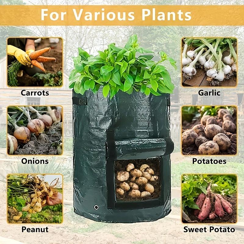 Durable PE Potato Growing Bags - Grow Delicious Potatoes!