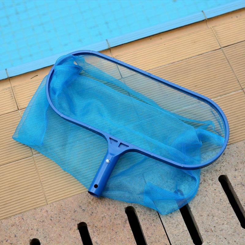 Pool Rake & Swimming Deep Skimmer Net, Fine Mesh, Standard Pole