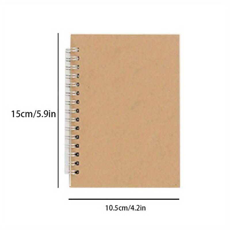100 Pages Spiral Coil Notebook Horizontal Sketch Pad Memo Notepad