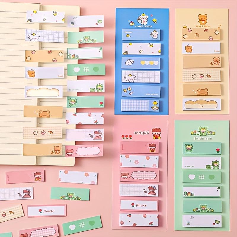 Student DIY Cartoon Stickers for Office Notes, Index Labels