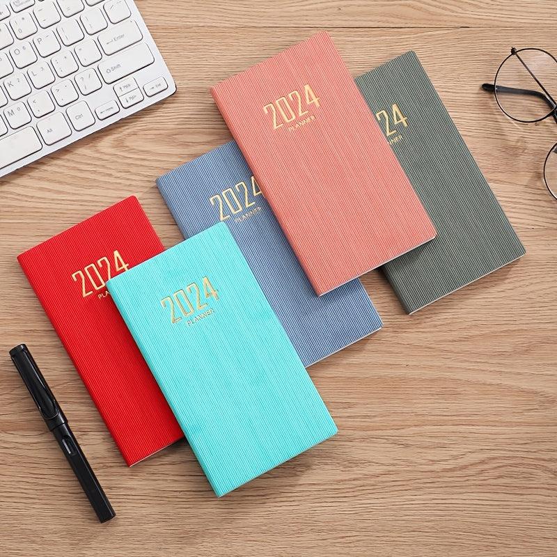 A6 Notebook 365 Days Portable Pocket Notepad Daily Weekly Agenda Planner