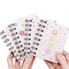 Mini Pocket Coil Notebooks 80 Sheets A7 Ruled Paper