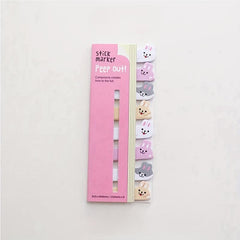 160pcs Cartoon Sticky Notes Variety Pack 20 Sheets Index Memo Note Book