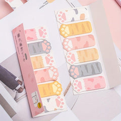 6 Cat's Paw Sticky Notes Notepad Memo Pads School Office Stationery