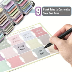 75pcs Bible Index Tabs Bible Tabs Bible Sticky Index Tabs Minimal Morandi