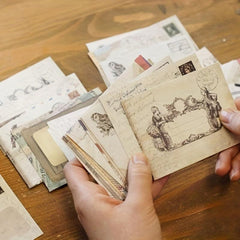 12pcs Retro Style Envelopes Unique Retro Series Gift Envelope