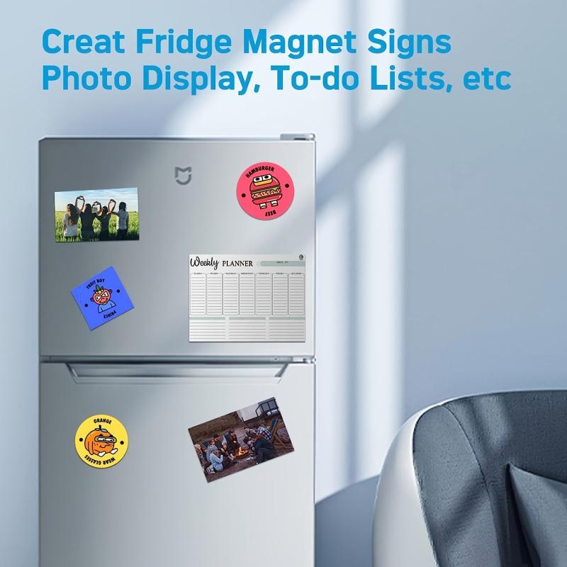 Printable Magnetic Sheets Non Adhesive A4 13.5mil Thick Glossy Photo Paper