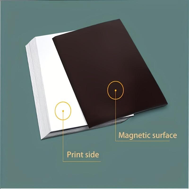 Printable Magnetic Sheets Non Adhesive A4 13.5mil Thick Glossy Photo Paper