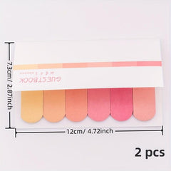 2pcs Colorful Sticky Notes Stickers for Office School Supplies