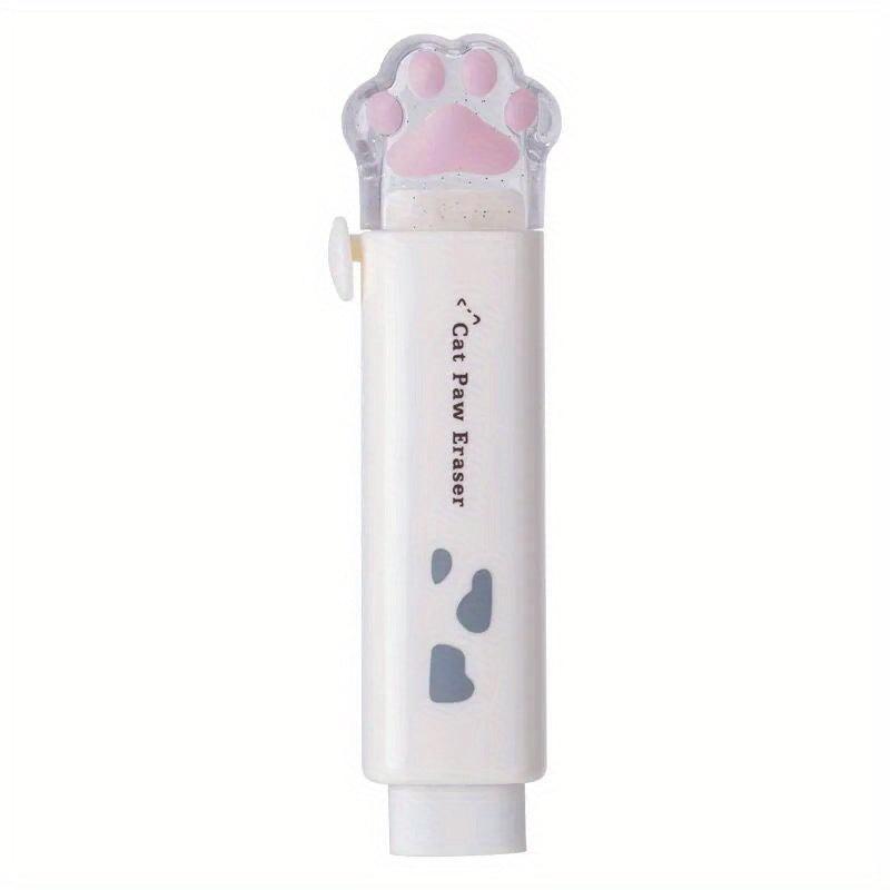 Cat Paw Eraser Girl Pencil Eraser Student Rubber Cartoon Pen Eraser