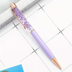 Ballpoint Pen with Dry Flower - DIY Creative Design