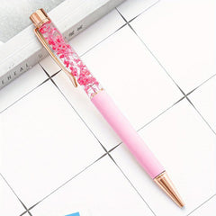 Ballpoint Pen with Dry Flower - DIY Creative Design