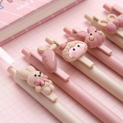3pcs Rabbit Girls Ballpoint Pen Set For Girls Women