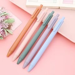 Morandi Press Gel Pen Set 0.5mm Student Office Stationery Test Pen