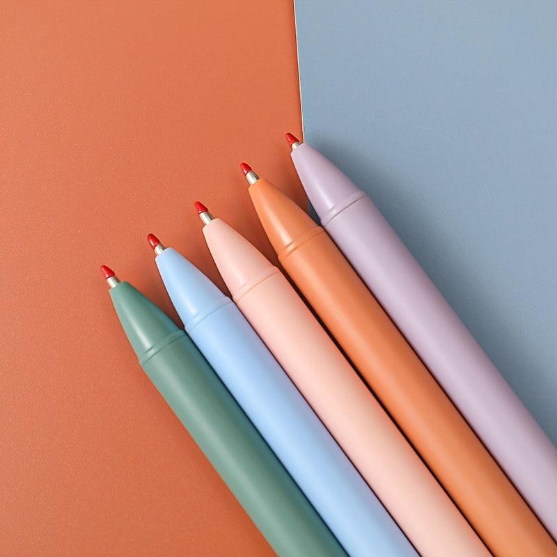 Morandi Press Gel Pen Set 0.5mm Student Office Stationery Test Pen
