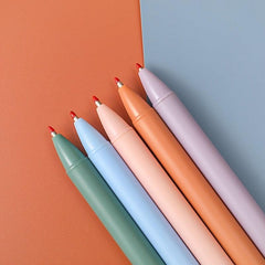 Morandi Press Gel Pen Set 0.5mm Student Office Stationery Test Pen