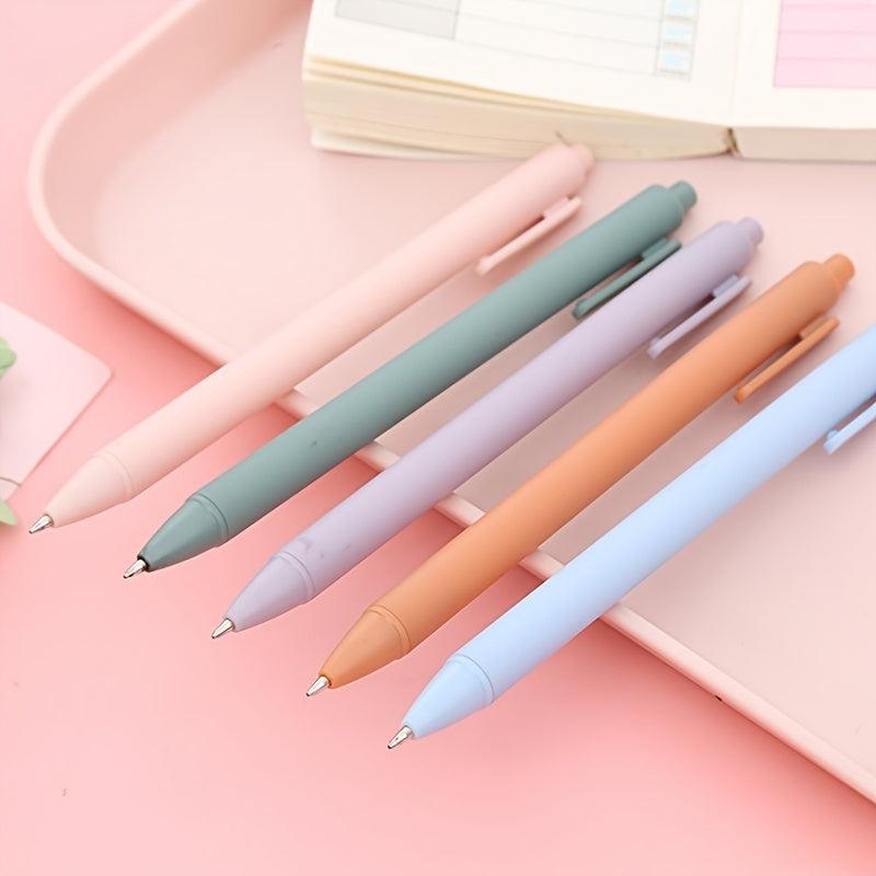 Morandi Press Gel Pen Set 0.5mm Student Office Stationery Test Pen
