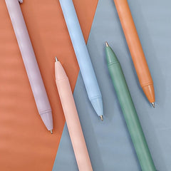 Morandi Press Gel Pen Set 0.5mm Student Office Stationery Test Pen
