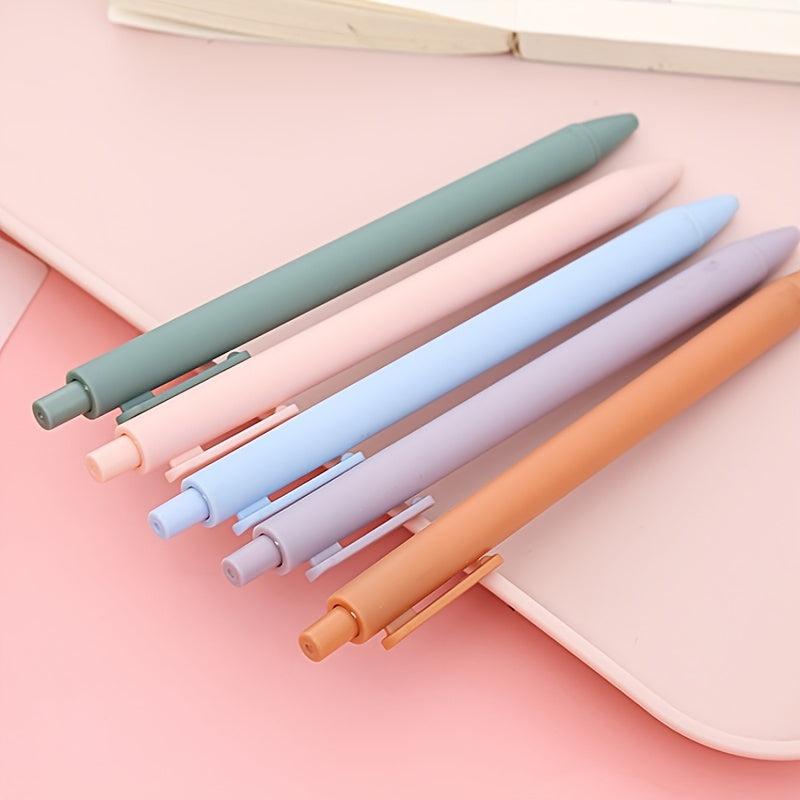 Morandi Press Gel Pen Set 0.5mm Student Office Stationery Test Pen