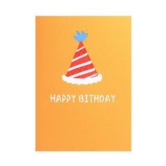 Funny 3D Pop up Rainbow Kitten Birthday Wishes Card