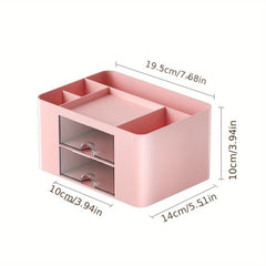 Transparent Drawer Storage Box for Office & Student Desks