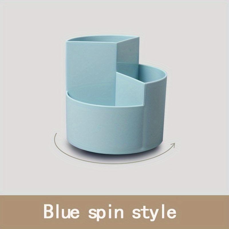 360 Degree Rotary Pen Holder and Cosmetic Storage Box