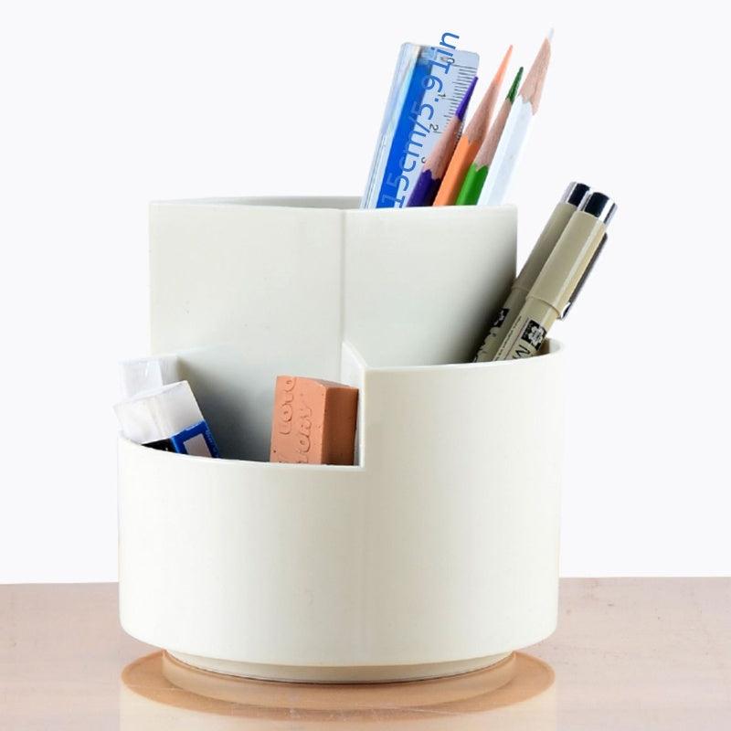 360 Degree Rotary Pen Holder and Cosmetic Storage Box