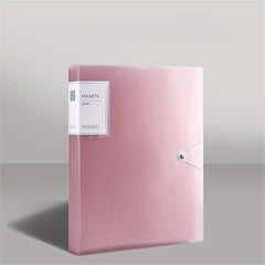A4 40 Pages Document Folder Insert File Folder Translucent Book Portfolio Folder