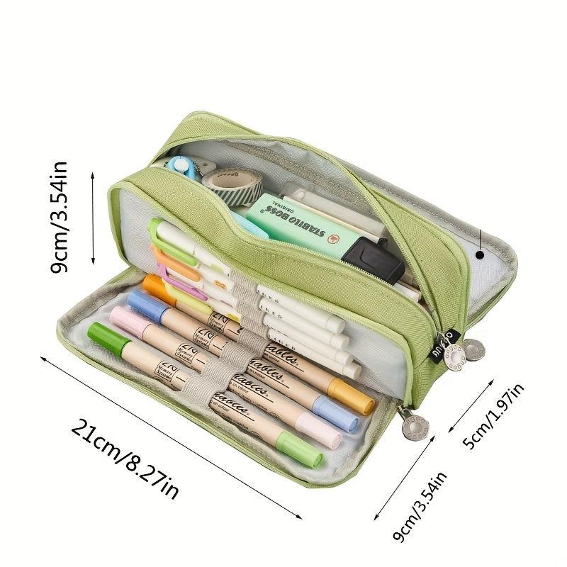 Large Capacity Pencil Case for Girls Boys Students Middle High School