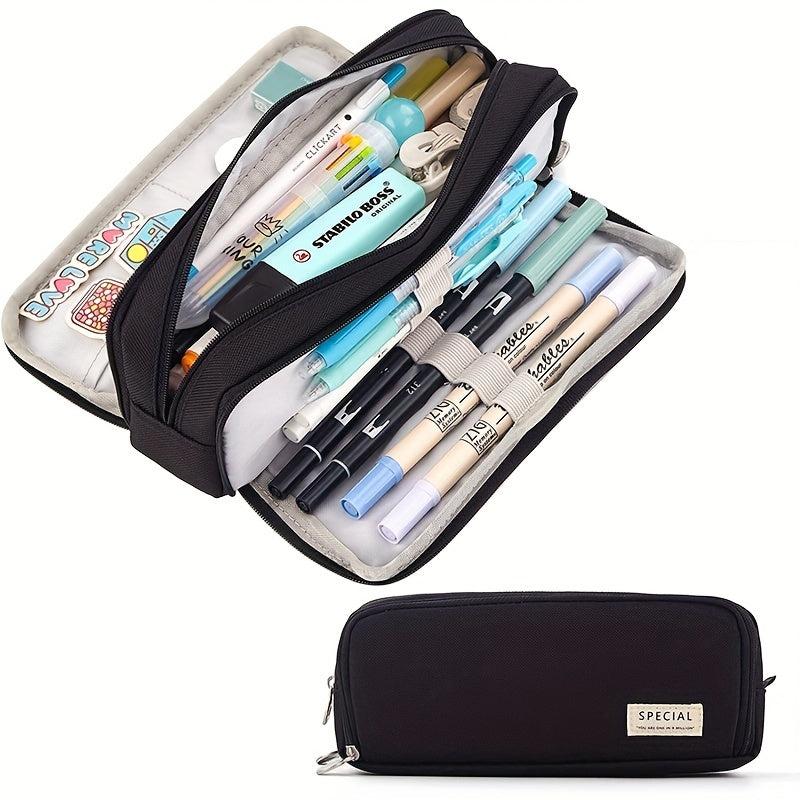 Large Capacity Pencil Case for Girls Boys Students Middle High School