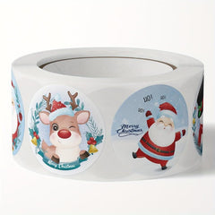 500 Christmas Theme Gift Label Stickers