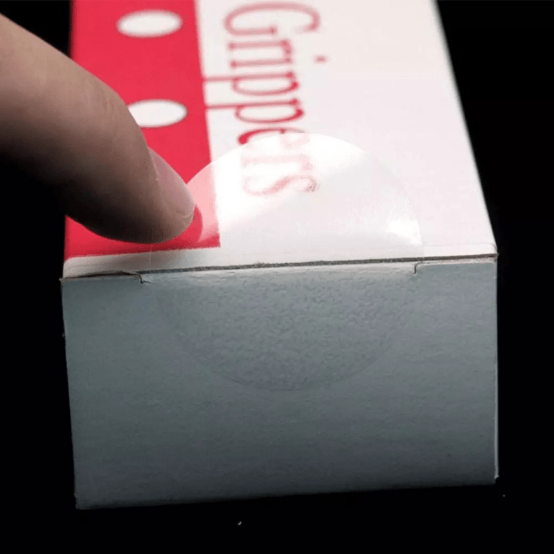 500Pcs Transparent Round Stickers for Business Packaging Cookie Bags DIY