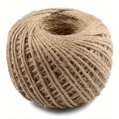 Natural Jute Twine 1mm Gift Wrapping String DIY Rope Garden Cord