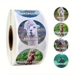 500pcs Animals Cartoon Stickers for Students Teacher Reward Sticker