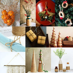 Natural Jute Rope for Crafts Gift Wrap Gardening Crochet Lace