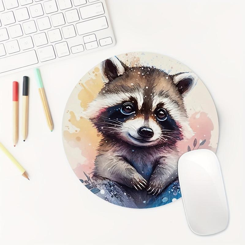 Bear Gaming Mouse Pad Non-slip Rubber Base Waterproof for Computer Laptop