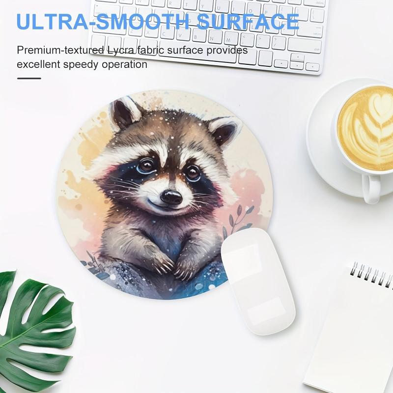 Bear Gaming Mouse Pad Non-slip Rubber Base Waterproof for Computer Laptop
