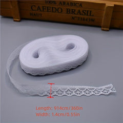 10 Yards 1 Width Lace Ribbon Tape Clothing Accessories DIY Materials
