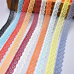 10 Yards 1 Width Lace Ribbon Tape Clothing Accessories DIY Materials