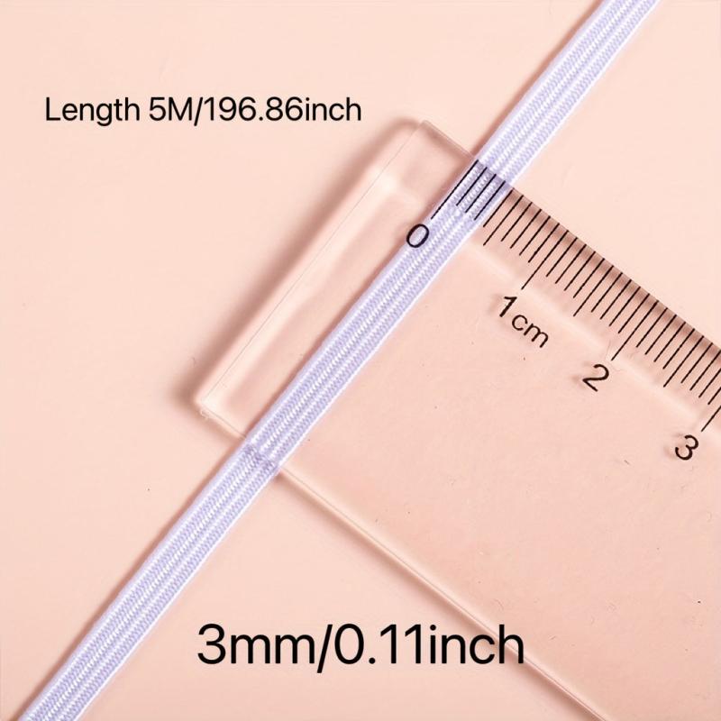 3MM 6MM 10MM Flat Elastic Bands Nylon Rubber Waist Band Sewing Garment Applique