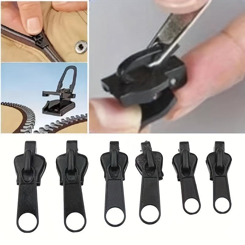 6pcs Bag Zipper Head Plastic/Metal Universal Zipper Head
