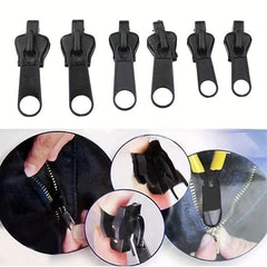 6pcs Bag Zipper Head Plastic/Metal Universal Zipper Head